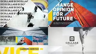 Top After Effects Projects: Collage Opener + Free Font