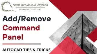 How to Add/Remove Command Line? | AutoCAD Tips & Tricks | Nemi Designing Center | #autocadcommands