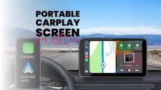PASLDA Portable Wireless CarPlay & Android Auto Screen Review: Wireless Solution for All Vehicles!
