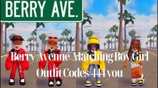 BERRY AVENUE Matching Boy/Girl outfit Codes pt1