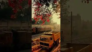 Golden Morning hour #indianrailways #trains #shorts #trainvideos #railgadi #locomotives
