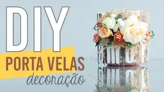PORTA VELAS ROMÂNTICO | com prendedor de roupas