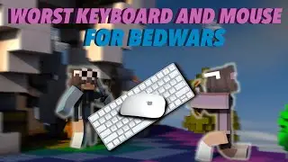 WORST KEYBOARD AND MOUSE FOR BEDWARS! | APPLE MAGIC MOUSE | DIDN'T GO WELL...