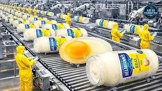 HOW HELLMANN'S MAYONNAISE IS MADE | INSIDE THE MEGA FACTORY, Production Process
