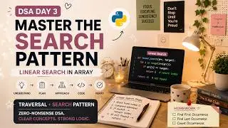 DSA Day 3: Linear Search in Array | Find Element & Return Index