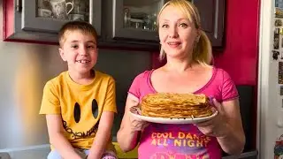 Ляпы на кухне с Викторией ! Как мы Весело готовили блины !?!