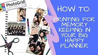 How To: Printing photos for your BIG Happy Planner Memory Planner