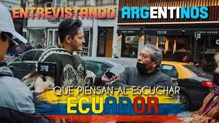 Que OPINAN los Argentinos 🇦🇷 sobre los ECUATORIANOS 🇪🇨🤔