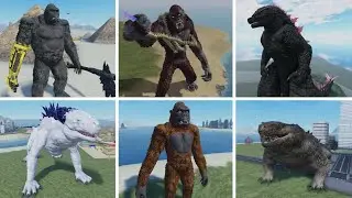 Todos Kaijus in Roblox (Godzilla x Kong: The New Empire) COMPARAÇÃO