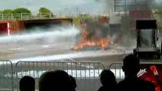 Petroleum fire CAFS Demo