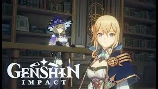 Genshin Impact - Meeting Lisa and Jean CUT SCENE