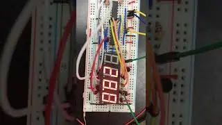 4 digit 7 segment display counter  timer, demo 1