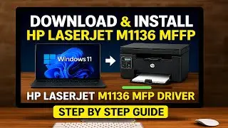 How to Download & install hp laserjet m1136 mfp driver  | How to Install Printer Driver For Hp M1136