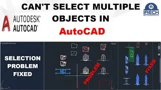 SELECT OBJECT, BUT CAN'T SELECT MORE THAN ONE ENTITY IN AUTOCAD
