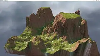 OpenGL procedural terrain - a walk in the canyon