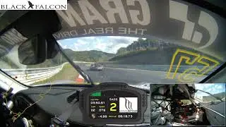 Black Falcon Porsche 991 GT3 Cup MR SP7, Onboard VLN 6 2018, Manuel Metzger