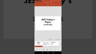 JEST TODAY’S TEST MCQs