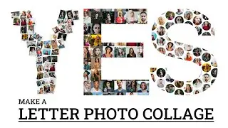 Make a Letter Photo Collage in 60 Seconds | FigrCollage