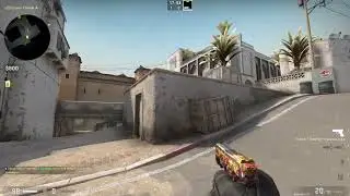 Counter Strike Smoke short from long De Dust 2