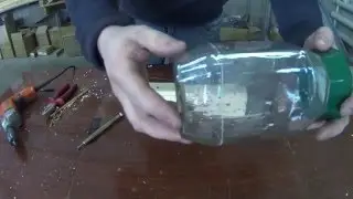 Как ровно отрезать стеклянную банку/Пепельница своими руками/How exactly cut glass jar