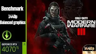 RTX 4070 ti  - Call Of Duty: MW3 Balanced Graphics 1440p