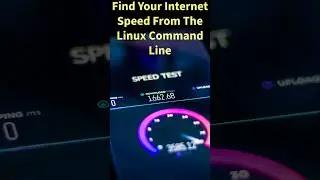 Discover Your Internet Speed with Secret Linux Tip  #speedtestcli #tailcommandinlinux