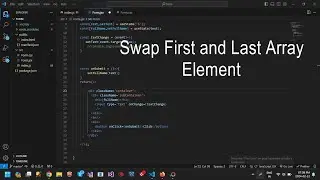 Write a Java program to swap the first and last elements of an array and create a new array