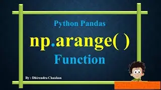 #.arange( ) Function in 
