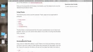 Overview of Thesis Documentation