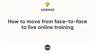 Webinar: Moving from face-to-face training to live online - APAC