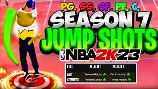 SEASON 7 2K23 BEST JUMPSHOT NEXT-GEN CURRENT-GEN FOR ALL BUILDS!