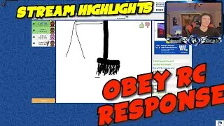 Obey RC Response #YouShallObey/ Obey TresR?