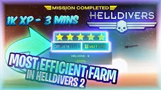 The FASTEST way to FARM XP, MONEY, AND MEDALS | HELLDIVERS 2