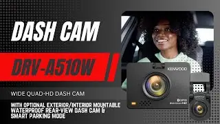 KENWOOD DRV-A510W Dash Cam | 2K Quad-HD Recording Captures Clear Video On The Move