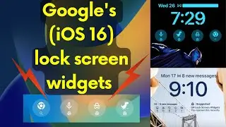 How To Get Google (iOS 16) Lock Screen Widgets at Your iPhone