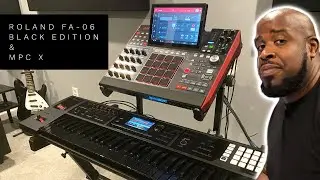 Roland FA-06 Limited Black Edition | Unboxing and Making my First Beat with MPC X