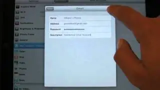How to Add Your Gmail Account to the iPad