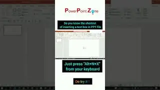 Shortcut for Inserting Text Box in Power point | 