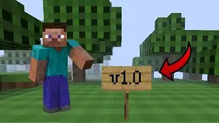 This Is The 1ST VERSION Of MINECRAFT ! Hindi