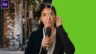 How To Remove Green Screen In After Effects | Green Screen Compositing