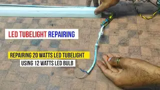 LED Tube Light Repairing Using Led bulb Driver l Electrical Works