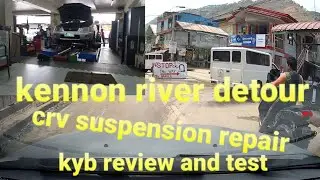Crv gen 1 tips offroad baguio kennon road river, kyb shock review & suspension  control arms repair
