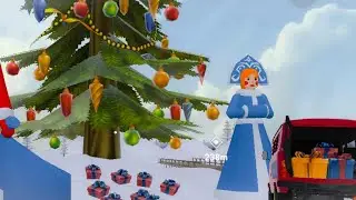 Вторая часть зимнего обновления || Russian village simulator