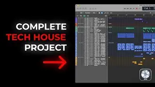We made a FREE Tech House Template for Logic Pro X