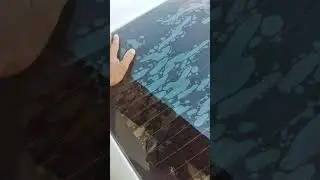 a melhor dica pra remover pulverização de tintas do parabrisa do carro ,, simples e barato