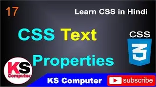 CSS Text Properties