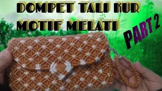 Tutorial on the side of the jasmine motif macram wallet @DavazkaYoutube016
