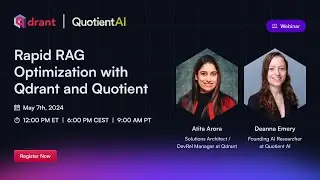 Rapid RAG Optimization with Qdrant and Quotient