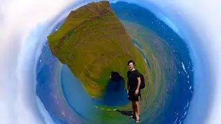 Hyperspace Tiny Planet Drone (Quantum Edit)