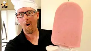 10 MINUTE STRAWBERRY ICE CREAM POPSICLE RECIPE